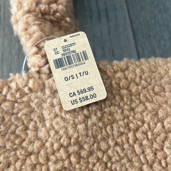 NWT PINK VICTORIA SECRET SHERPA TEDDY BEAR TOTE BAG - Picture 3 of 8